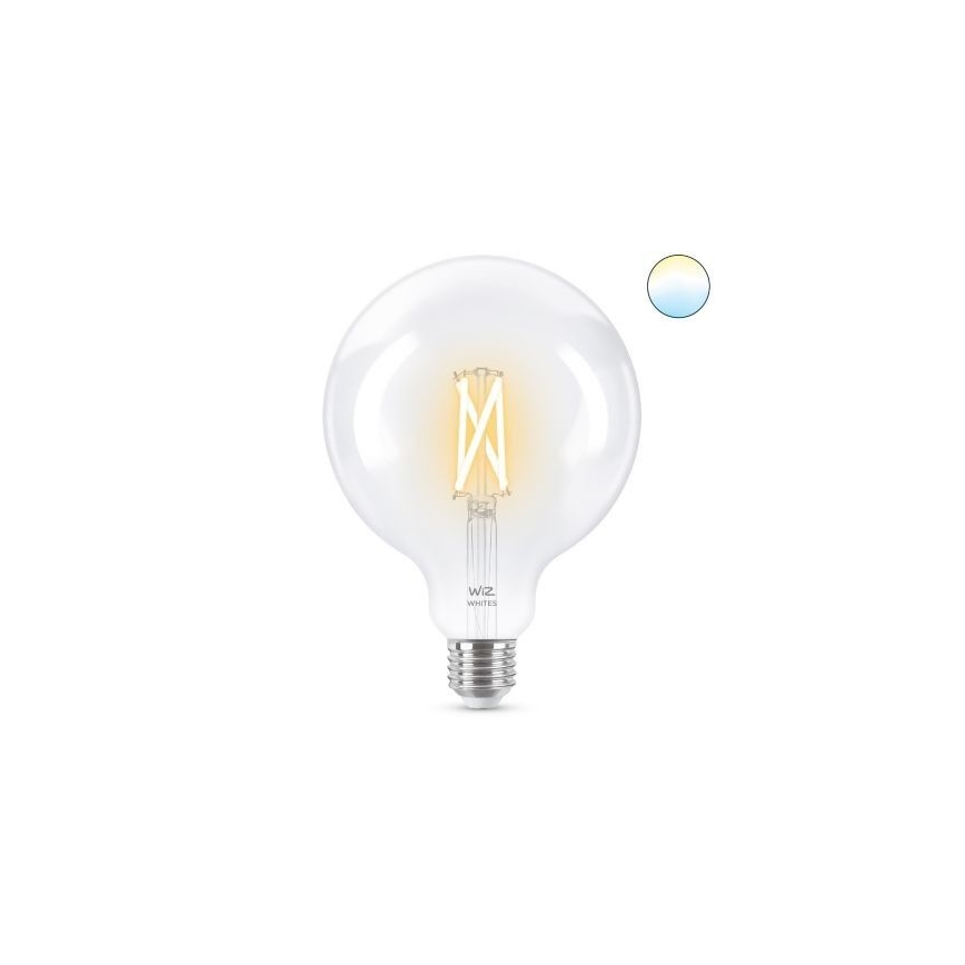 Bec LED dimabil FILAMENT G125 E27/7W/230V 2700-6500K CRI 90 Wi-Fi WiZ