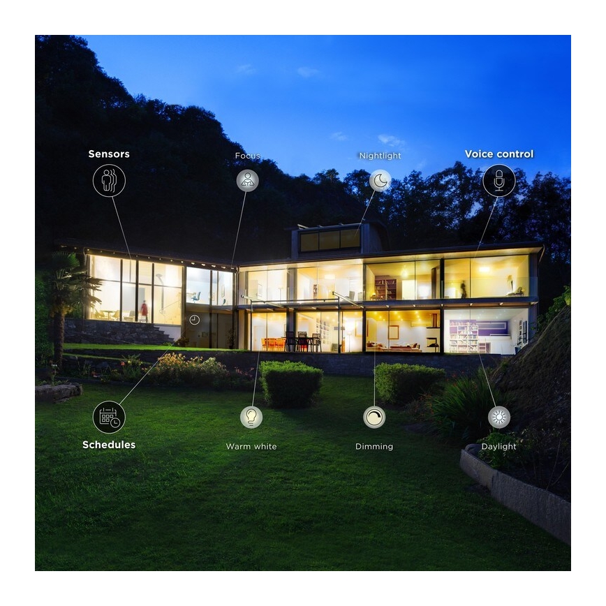 Bec LED dimabil GU10/6,5W/230V 2700-6500K Wi-Fi WiZ