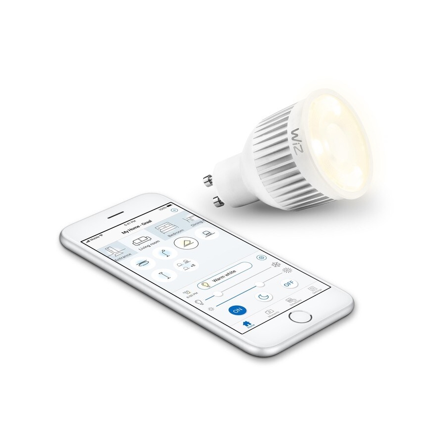 Bec LED dimabil GU10/6,5W/230V 2700-6500K Wi-Fi WiZ