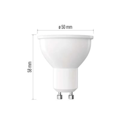 Bec LED dimabil MR16 GU10/7W/230V 3000K
