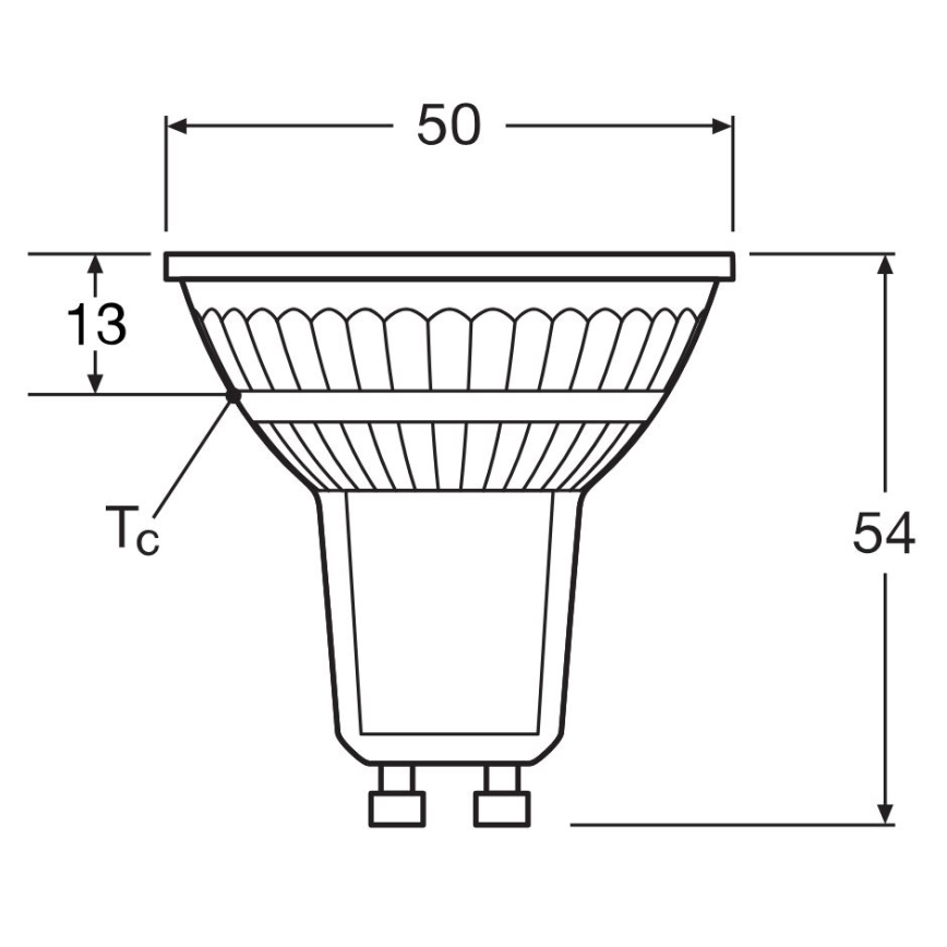 Bec LED dimabil Osram PAR16 GU10/4,7W/230V 4000K 36° CRI 90