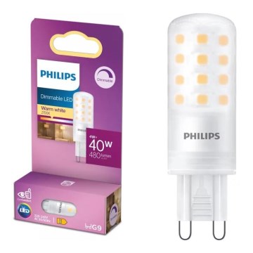 Bec LED dimabil Philips G9, 4W, 230V, 2700K