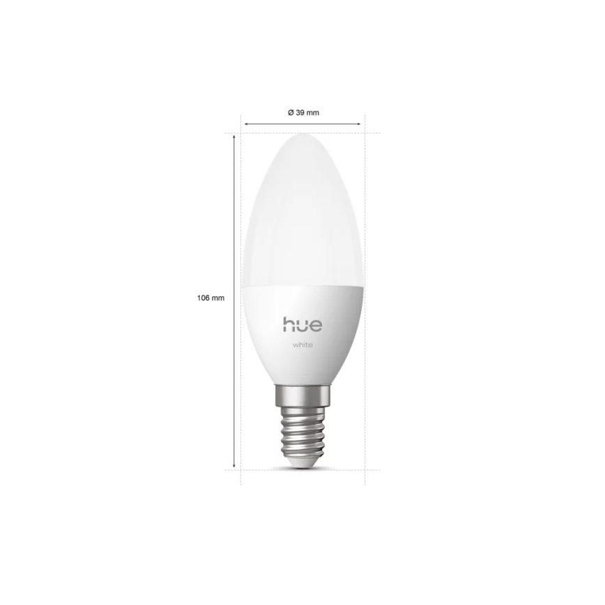 Bec LED dimabil Philips Hue White B39 E14/3,9W/230V 2700K