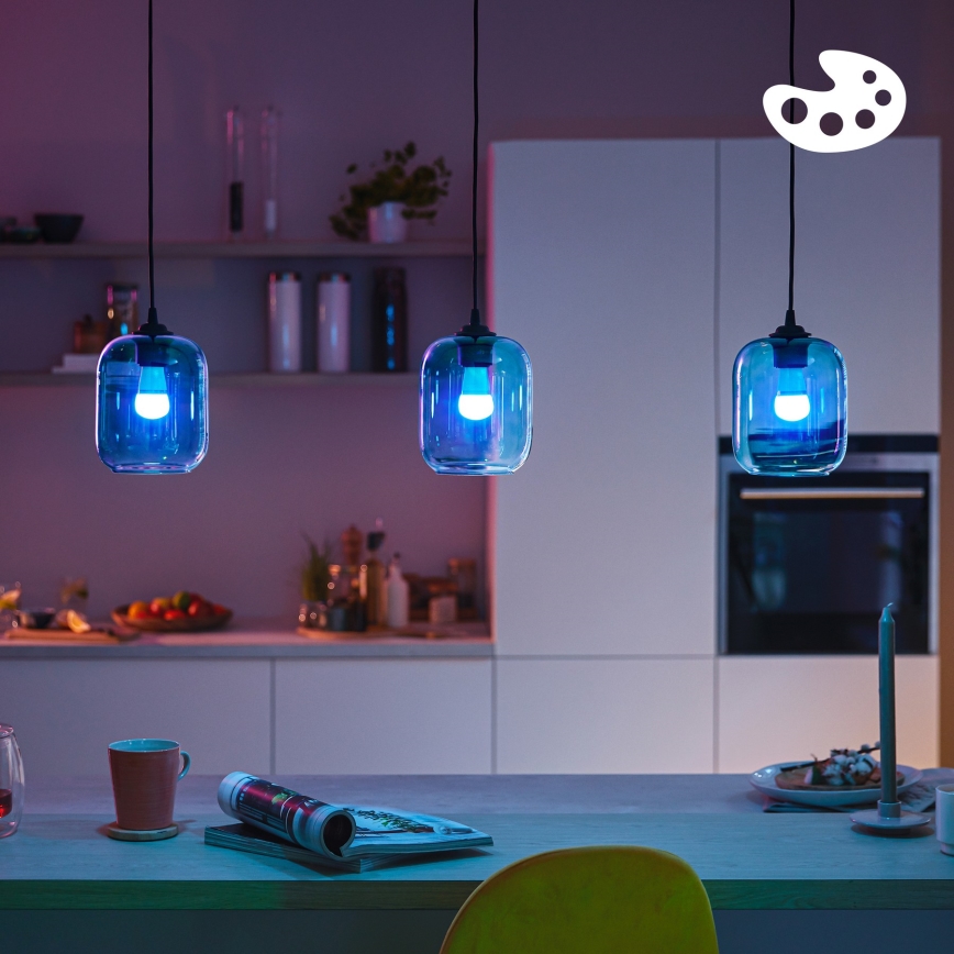 Bec LED RGB dimabil Philips SMART P45 E14/4,9W/230V 2200-6500K CRI 90