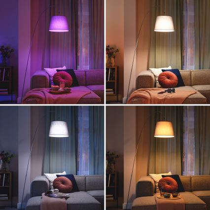 Bec LED RGB dimabil Philips SMART P45 E14/4,9W/230V 2200-6500K CRI 90