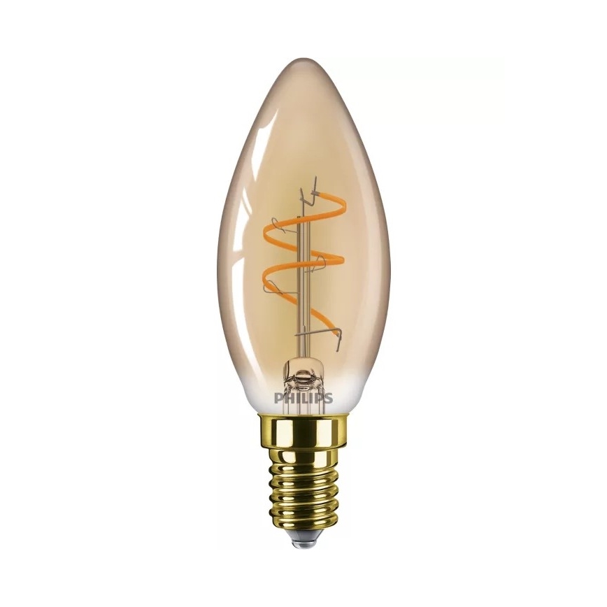 Bec LED dimabil Philips Vintage B35 E14/3,1W/230V 2200K CRI 90