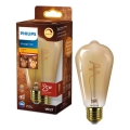 Bec LED dimabil Philips Vintage ST64 E27/3,1W/230V 1800K
