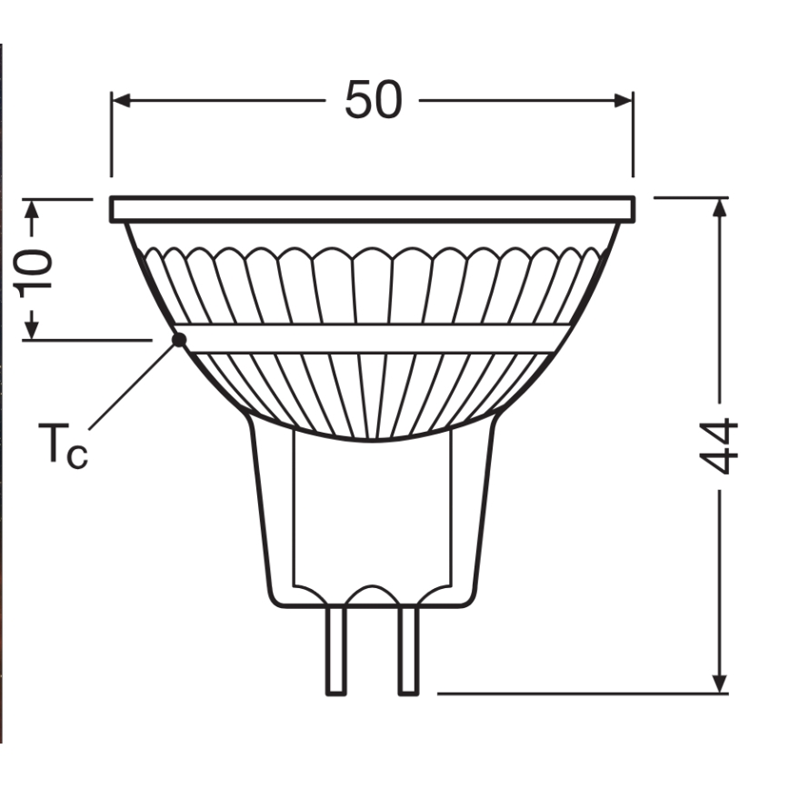 Bec LED reflector dimabil MR16 GU5,3/3,4W/12V 4000K 36° CRI 90 - Ledvance