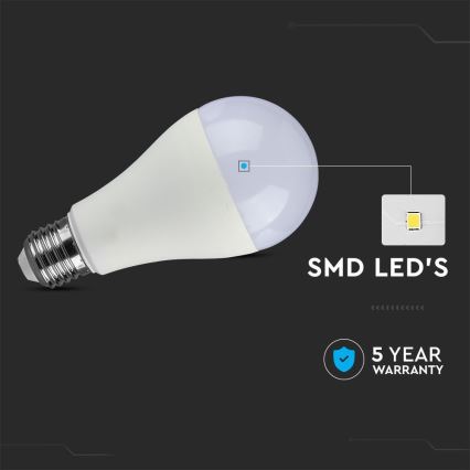 Bec LED dimabil SAMSUNG CHIP A65 E27/17W/230V 6400K