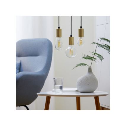 Bec LED dimabil FILAMENT ST64 E27/6,7W/230V 2700-6500K CRI 90 Wi-Fi WiZ