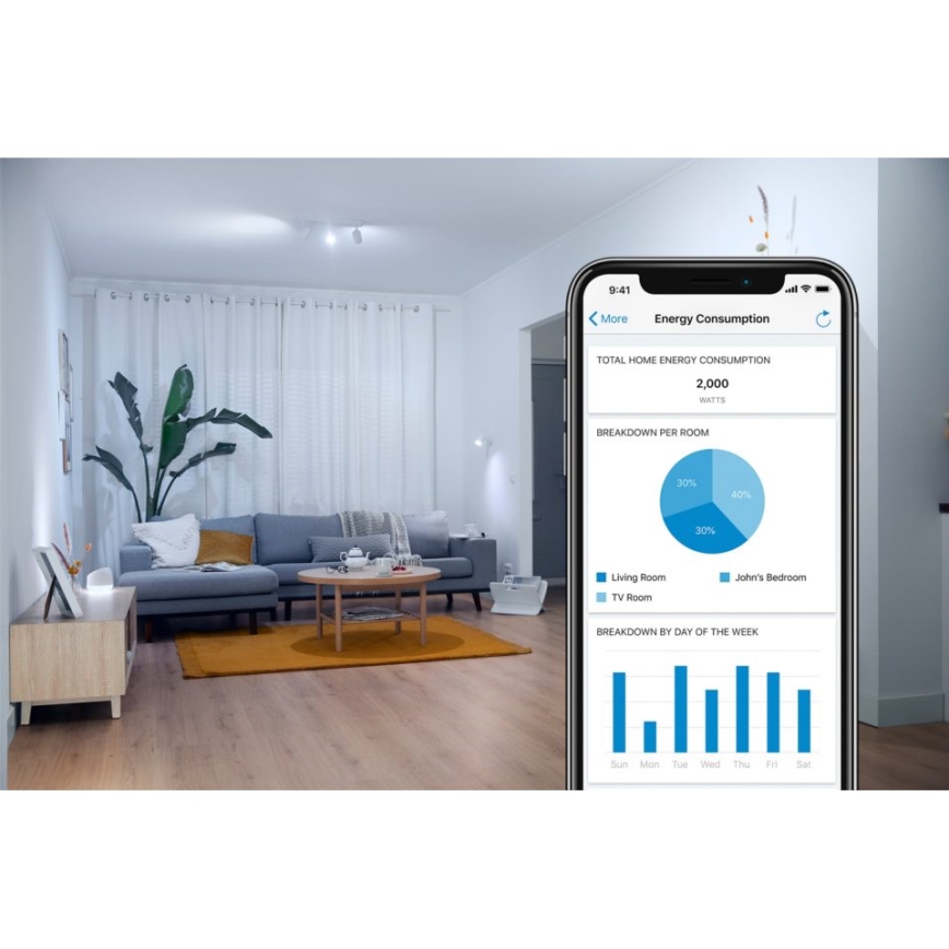 Bec LED dimabil FILAMENT ST64 E27/6,7W/230V 2700-6500K CRI 90 Wi-Fi WiZ