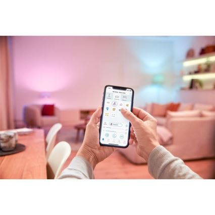 Bec LED dimabil FILAMENT ST64 E27/6,7W/230V 2700-6500K CRI 90 Wi-Fi WiZ