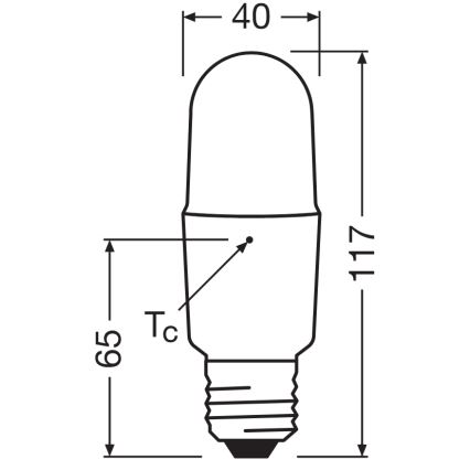 Bec LED dimabil STICK, soclu E27, 11W, 230V, 4000K, CRI 90 - Osram