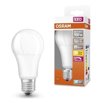 Bec LED dimabil SUPERSTAR E27/14W/230V 2700K Osram