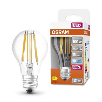 Bec LED dimabil SUPERSTAR VINTAGE E27/11W/230V 4000K - Osram