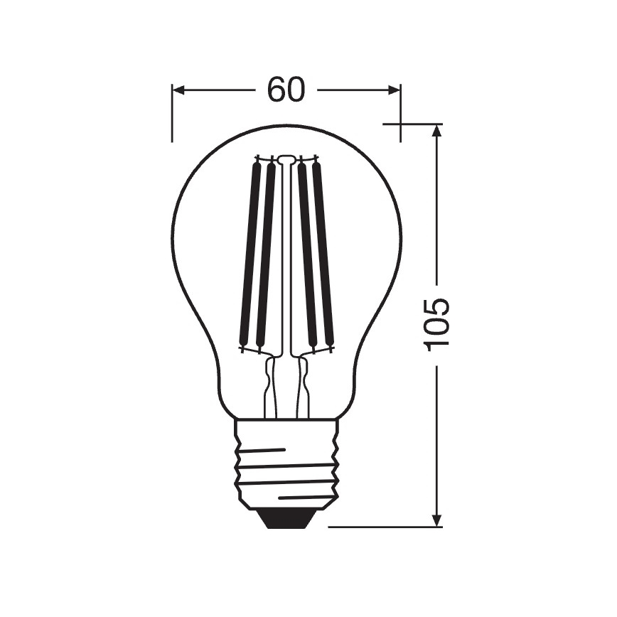 Bec LED dimabil SUPERSTAR VINTAGE E27/11W/230V 4000K - Osram