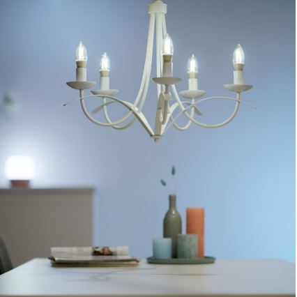 Bec LED dimabil VINTAGE FILAMENT C35 E14/4,9W/230V 2000-5000K CRI 90 Wi-Fi WiZ