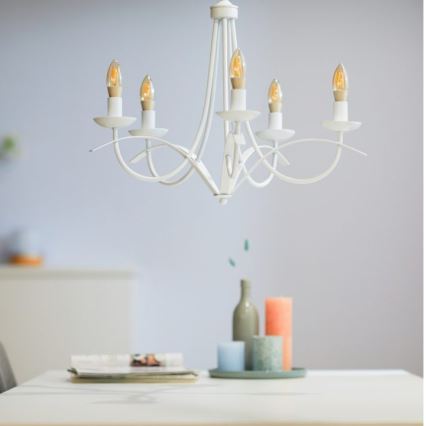 Bec LED dimabil VINTAGE FILAMENT C35 E14/4,9W/230V 2000-5000K CRI 90 Wi-Fi WiZ