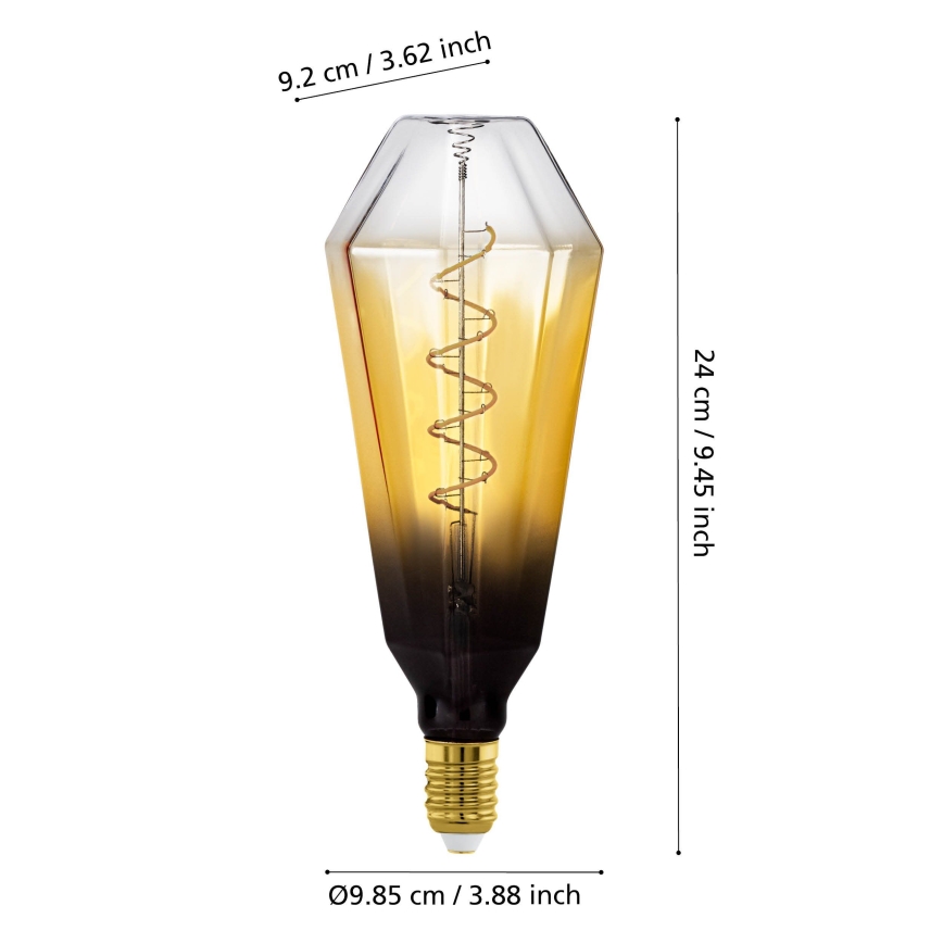 Bec LED dimabil VINTAGE E27/4W/230V 1700K bej - Eglo 110236