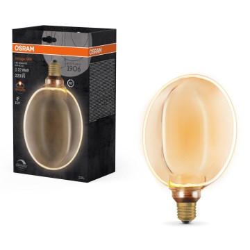 Bec LED dimabil VINTAGE E27/4W/230V 1800K auriu - Osram