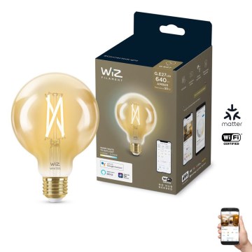 Bec LED dimabil VINTAGE FILAMENT G95 E27/6,7W/230V 2000-5000K CRI 90 Wi-Fi WiZ