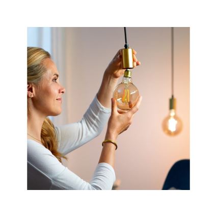 Bec LED dimabil VINTAGE FILAMENT G95 E27/6,7W/230V 2000-5000K CRI 90 Wi-Fi WiZ