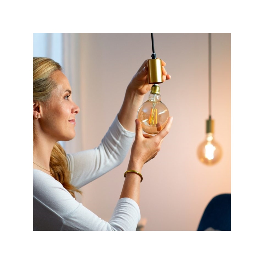 Bec LED dimabil VINTAGE FILAMENT G95 E27/6,7W/230V 2000-5000K CRI 90 Wi-Fi WiZ