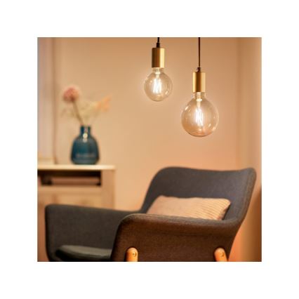Bec LED dimabil VINTAGE FILAMENT G95 E27/6,7W/230V 2000-5000K CRI 90 Wi-Fi WiZ