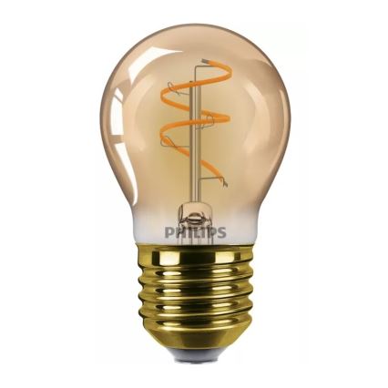 Bec LED dimabil VINTAGE Philips P45 E27/3,1W/230V 2200K CRI 90