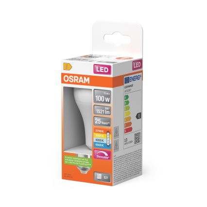 Bec LED dimerizabil CLASSIC A60 E27/13W/230V 2700/3000/4000/6500K - Osram