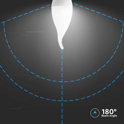 Bec LED E14/3,7W/230V 3000K