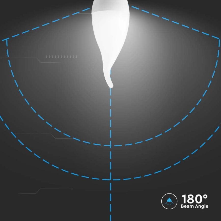 Bec LED E14/3,7W/230V 3000K