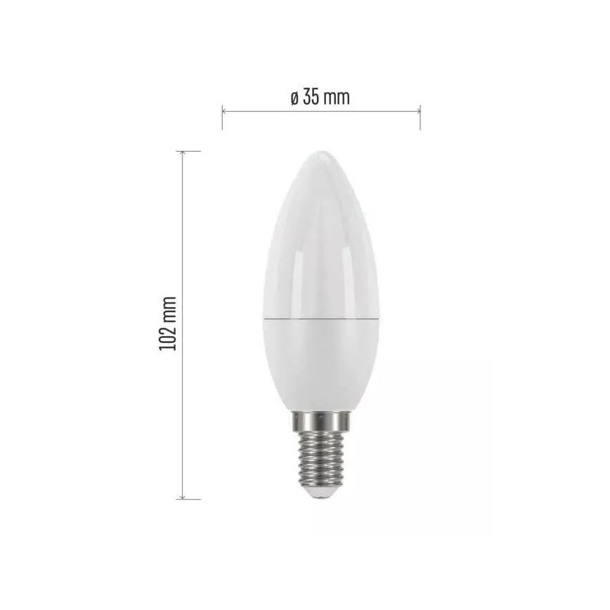 Bec LED E14/4,2W/230V 2700K CRI 94 Ra