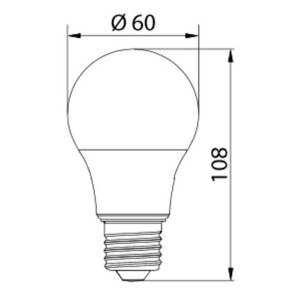 Bec LED E27/10W/230V 4000K