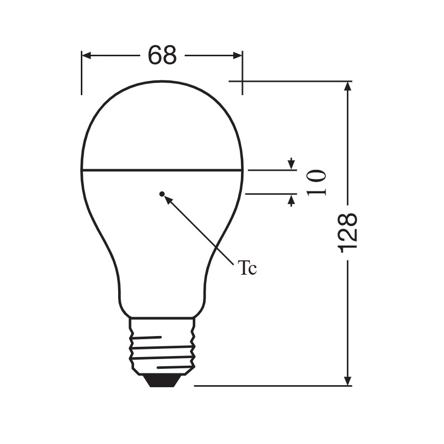 Bec LED E27/19W/230V 6500K - Osram