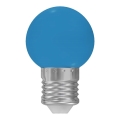 Bec LED E27/1W/230V 5500-6500K albastru