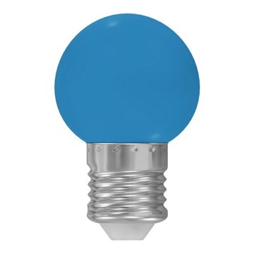Bec LED E27/1W/230V 5500-6500K albastru