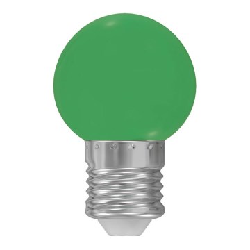 Bec LED E27/1W/230V 5500-6500K verde