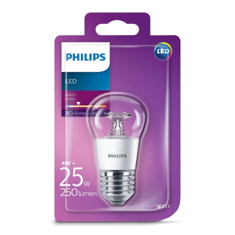 Bec LED E27/4W/230V 2700K - Philips