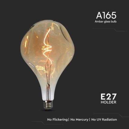 Bec LED Filament A165, E27, 4W, 230V, 1800K