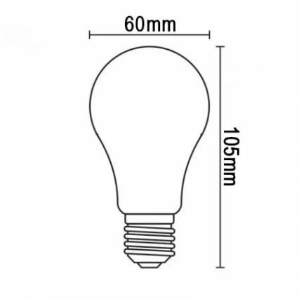 Bec LED FILAMENT A60 E27/7,3W/230V 4000K