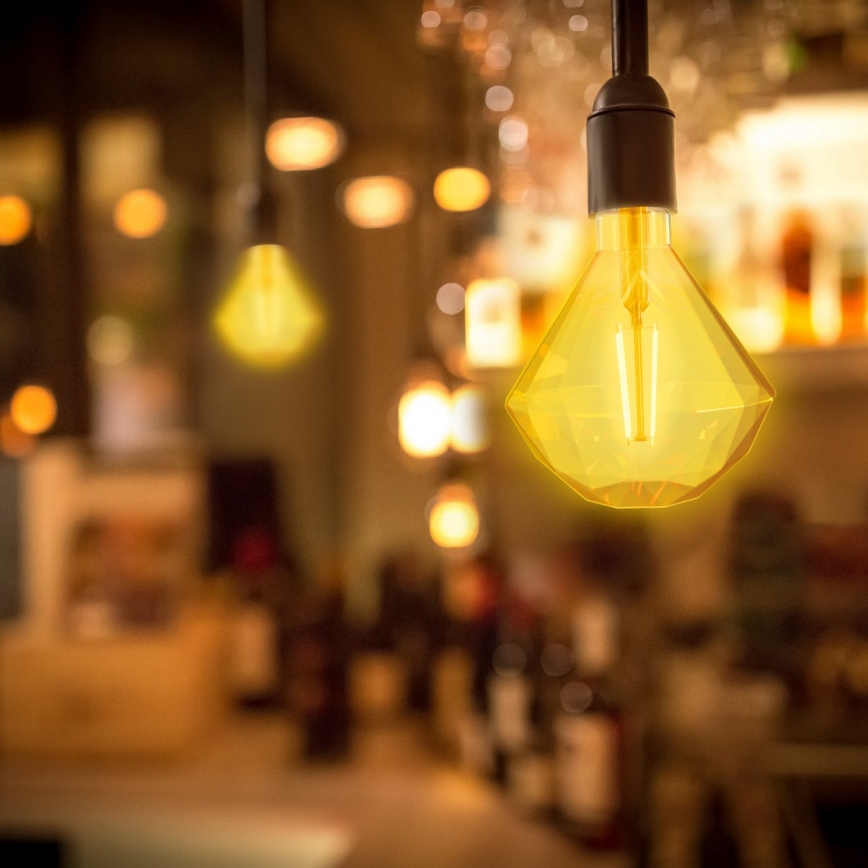 Bec LED FILAMENT Aigostar E27/4W/230V 1800K diamant