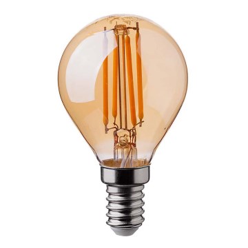 Bec LED FILAMENT AMBER P45 E14/4W/230V 2200K