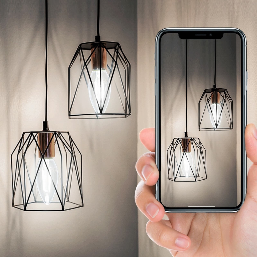 Bec LED FILAMENT C35 E14/8W/230V 6500K - Aigostar