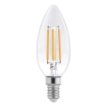 Bec LED FILAMENT C37 E14/6W/230V 4000K
