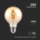 Bec LED FILAMENT G80 E27/4W/230V 2200K