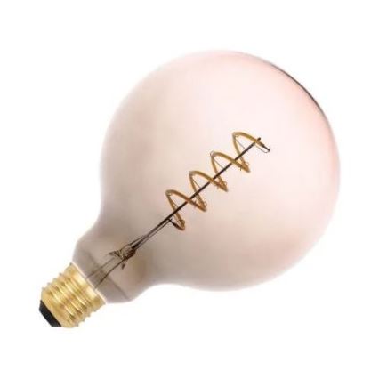 Bec LED FILAMENT SPIRAL G125 E27/4W/230V 2000K gri/roz