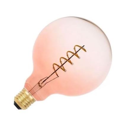 Bec LED FILAMENT SPIRAL G125 E27/4W/230V 2000K roz