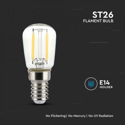 Bec LED Filament ST26 E14/2W/230V 3000K