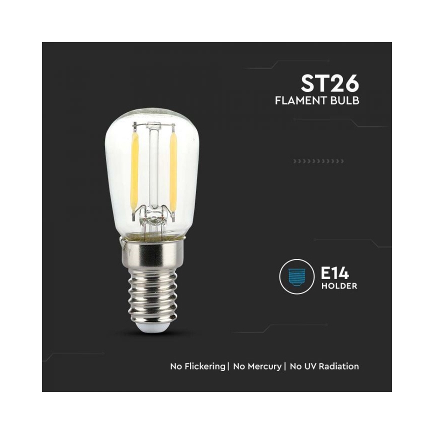 Bec LED Filament ST26 E14/2W/230V 3000K